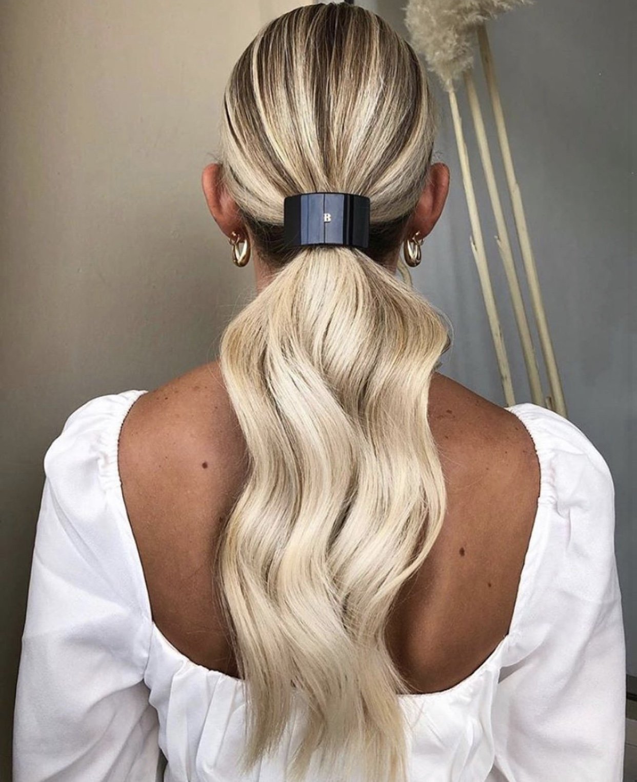 BALMAIN HAIR prabangi plaukų gumytė dengta 14k auksu