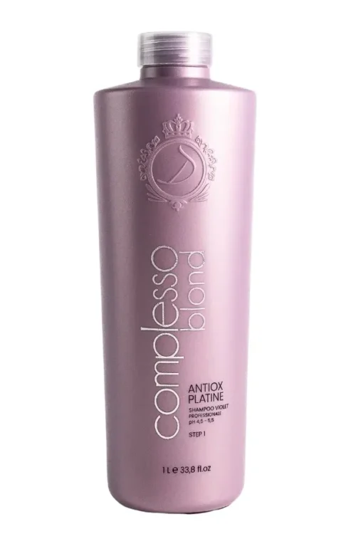 DONATTI PROFESSIONALE Complesso Blond, Antiox Platine šampūnas neutralizuojantis gelsvus atspalvius, 1L (1 žingsnis)