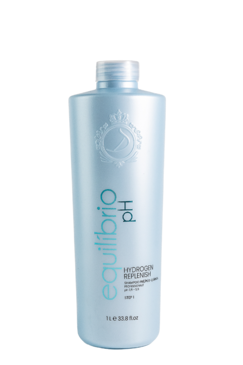 DONATTI PROFESSIONALE pH Equilibrio Hydrogen Replenish plaukus stabilizuojantis šampūnas, 1L (1 žingsnis)