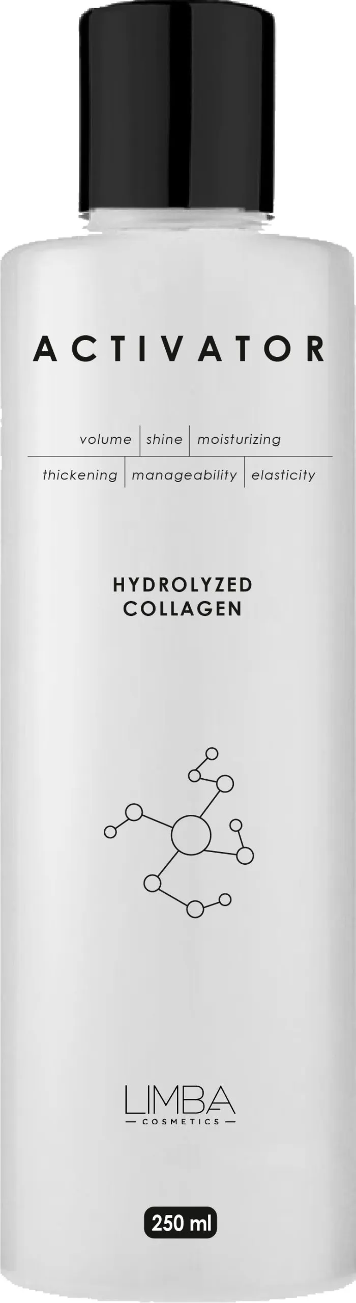 LIMBA COSMETICS Hydrolyzed Collagen aktyvatorius, hidrolizuotas kolagenas, 250ml
