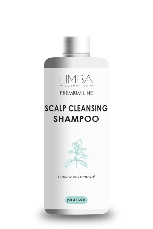 LIMBA COSMETICS Premium Line mint scalp cleansing šampūnas, galvos odos pilingas,1000 ml
