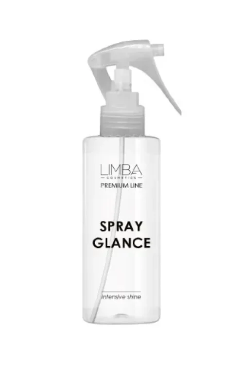 LIMBA COSMETICS Premium Line Spray Glance purškiamas plaukų blizgesys, termo apsauga,120 ml