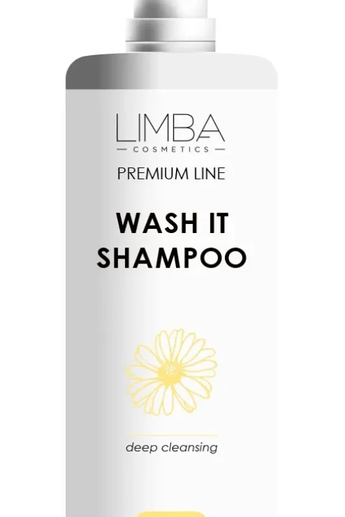 LIMBA COSMETICS WASH IT giliai valantis šampūnas, 1l