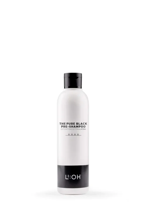 LI:OH the pure black pre-shampoo giliai valantis šampūnas, 250 ml