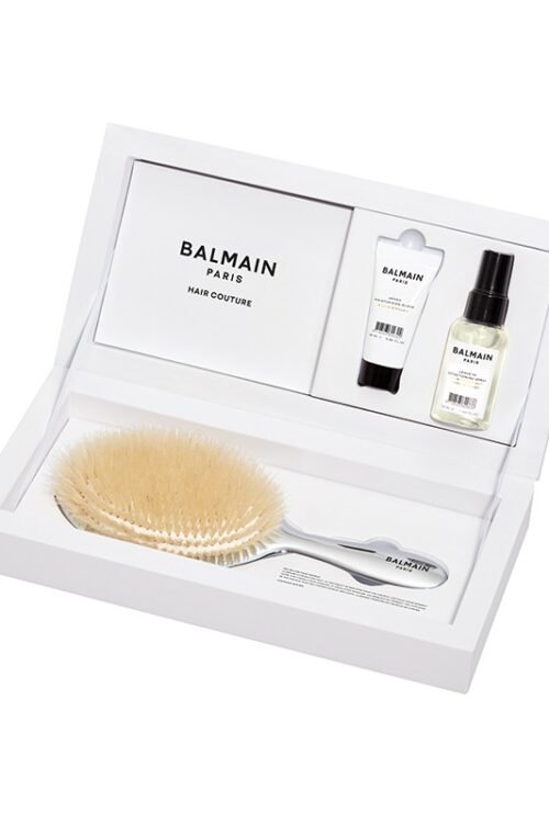 BALMAIN HAIR Silver Spa Brush rinkinys