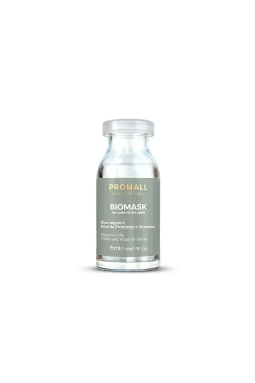 PROHALL PROFESSIONAL Biomask Intense Hydration drėkinanti ampulė plaukams, 15ml