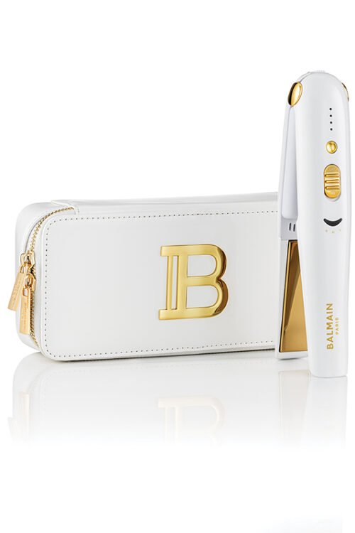 BALMAIN HAIR Cordless Straightener White Gold plaukų tiesintuvas